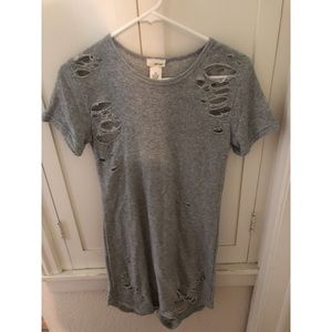 wet seal ripped dress size xs